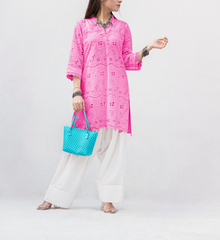 MSP-001-Zimal | Pink and Blue Dress Chicken Kari - 3 piece