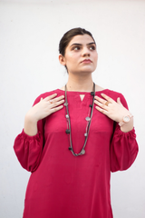 MSP-003-Noorain | Pink Solid Dress (2 Piece)