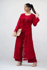 Red Cape Suit - 3 Piece - Inner, Trouser and Cape