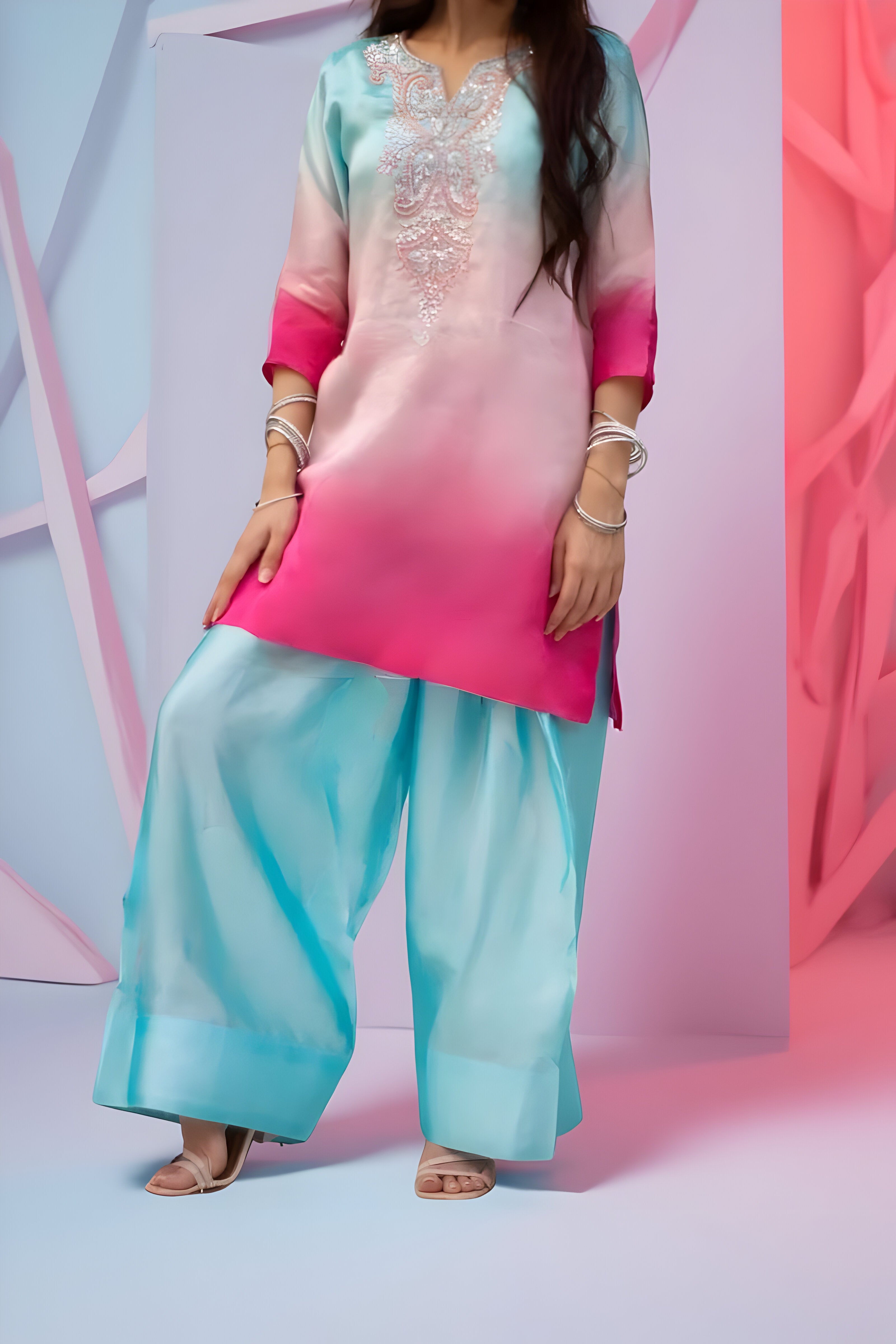 MSP-008-Layana | MultiColor Seesha Silk