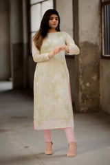 MSP-002-Aafreen | Mint green with pink Dupatta