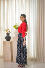 MSP 103 - Polka Dot Frock with Hot Pink Jacket