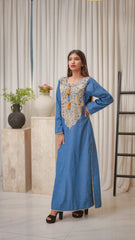 MSP 106 - Jeans Kaftan Shirt (1 Piece)