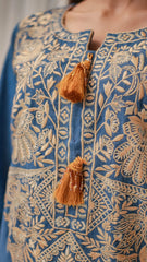 MSP 106 - Jeans Kaftan Shirt (1 Piece)