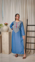 MSP 106 - Jeans Kaftan Shirt (1 Piece)