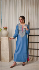 MSP 106 - Jeans Kaftan Shirt (1 Piece)