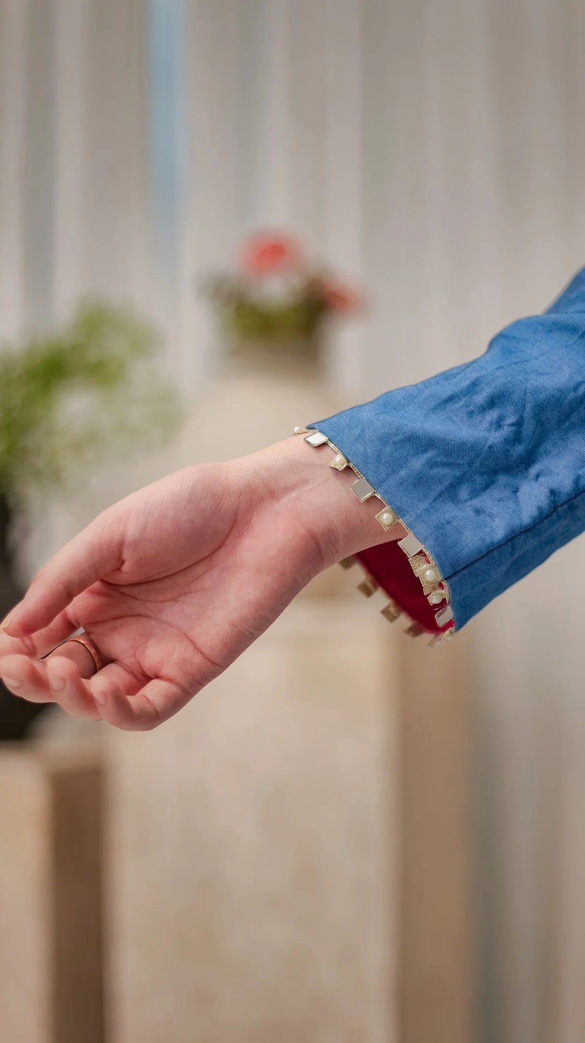 MSP 106 - Jeans Kaftan Shirt (1 Piece)