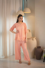 MSP 101 - Peach Dress 2 piece