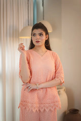 MSP 101 - Peach Dress 2 piece