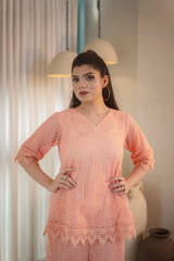 MSP 101 - Peach Dress 2 piece