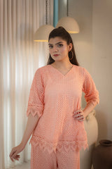 MSP 101 - Peach Dress 2 piece