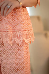 MSP 101 - Peach Dress 2 piece