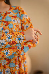 MSP 104 - Printed 8-Panel Lawn Frock