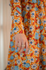 MSP 104 - Printed 8-Panel Lawn Frock