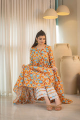 MSP 104 - Printed 8-Panel Lawn Frock