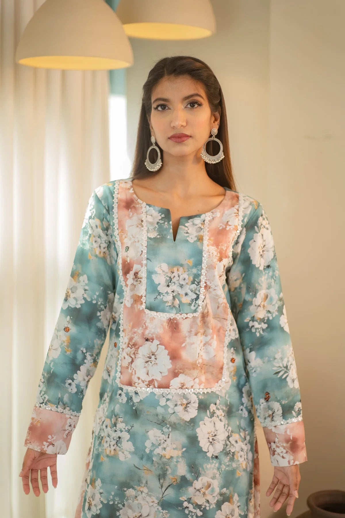MSP 105 - Lawn Printed Farshi Shalwar Suit