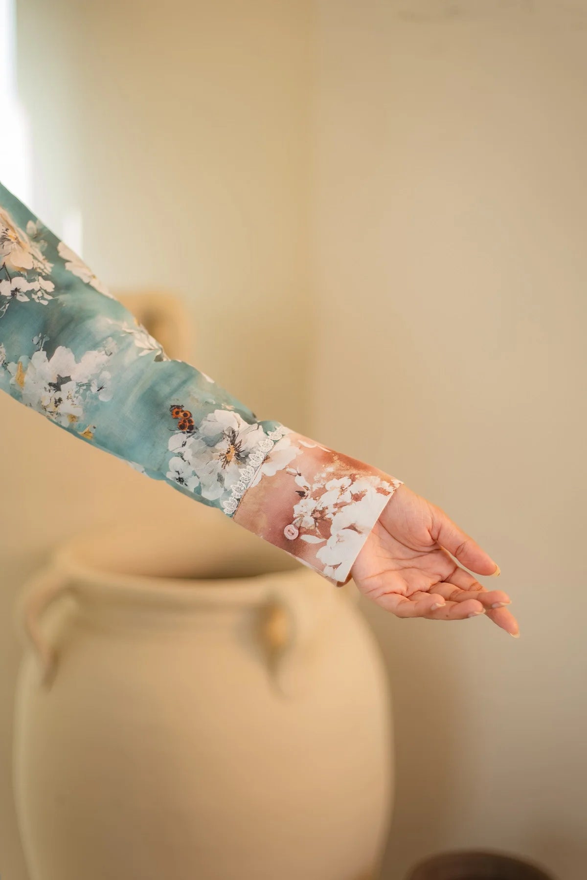 MSP 105 - Lawn Printed Farshi Shalwar Suit