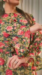 MSP 201 - Red and Green Kurti