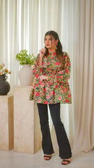 MSP 201 - Red and Green Kurti