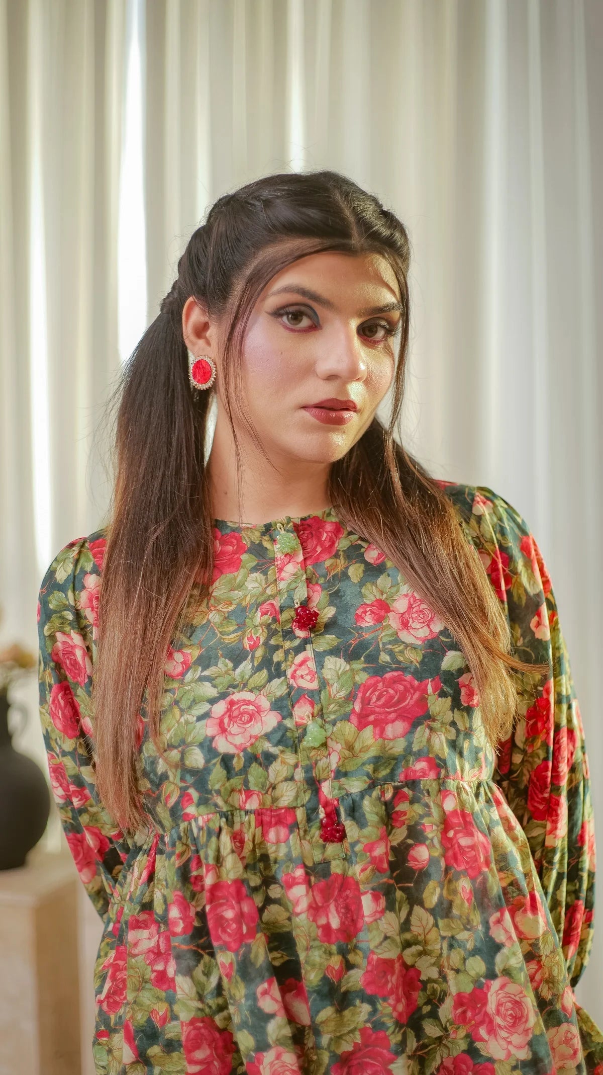 MSP 201 - Red and Green Kurti