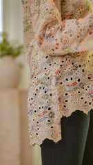 MSP 202 - Bottom-Down Chicken Kari Printed Shirt