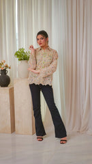 MSP 202 - Bottom-Down Chicken Kari Printed Shirt