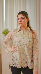 MSP 202 - Bottom-Down Chicken Kari Printed Shirt