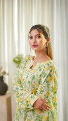MSP 204 - Light Yellow and Green Kurti