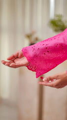 MSP 205 - Bottom-Down Pink Chicken Kari Shirt