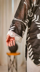 MSP 206 - Black and White 2-Piece Embroidered Set