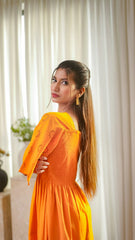 MSP 303 - Yellow Cotton Chicken Kaari 2-Piece Outfit