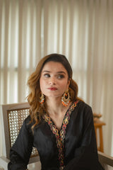 MSP 304 - Black Shot Silk 2-Piece Outfit