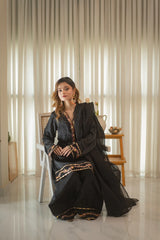 MSP 304 - Black Shot Silk 2-Piece Outfit