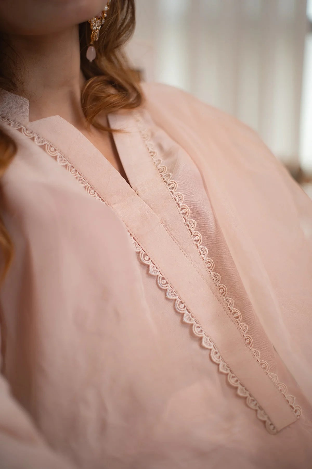 MSP 305 - Off-White Farshi Silk 2-Piece Outfit