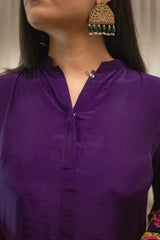 MSP 306 - Blue Green Farshi Silk Set