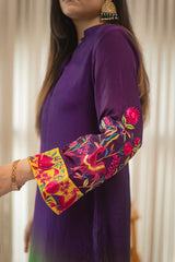 MSP 306 - Blue Green Farshi Silk Set